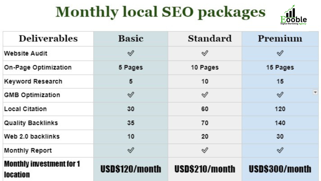 Monthly Local SEO Services